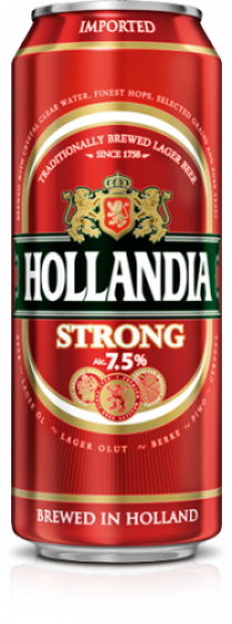 Hollandia Strong 7,5% Boîte 24x50cl