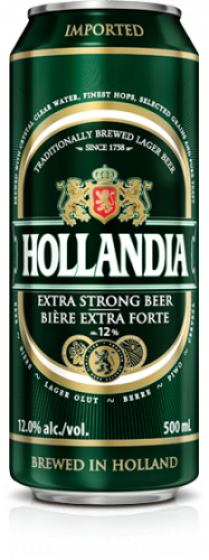 Hollandia Extra Strong 12% Boîte 24x50cl