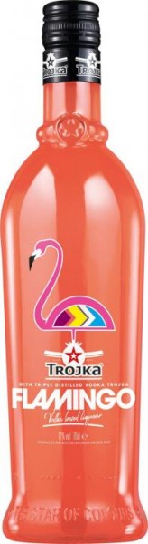 Trojka Vodka Flamingo Liqueur 17% 70cl