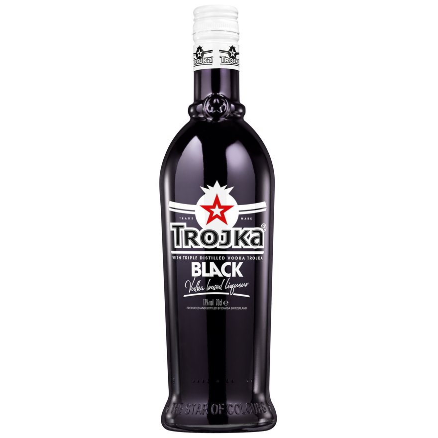 Trojka Vodka Black Liqueur 17% 70cl