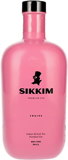 Gin Sikkim Fraise 40% 70cl