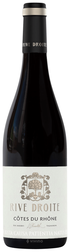 Côte du Rhône Rive Droite Luc Baudet 2019 14.5% 75cl