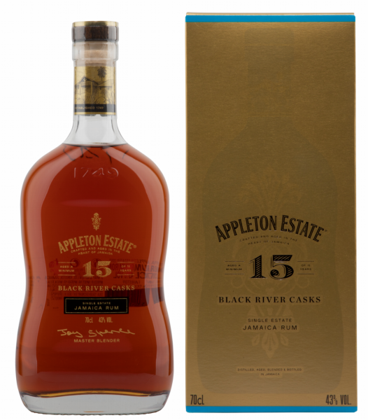 Appleton Estate Black River Fûts 15 Y 43% 70cl