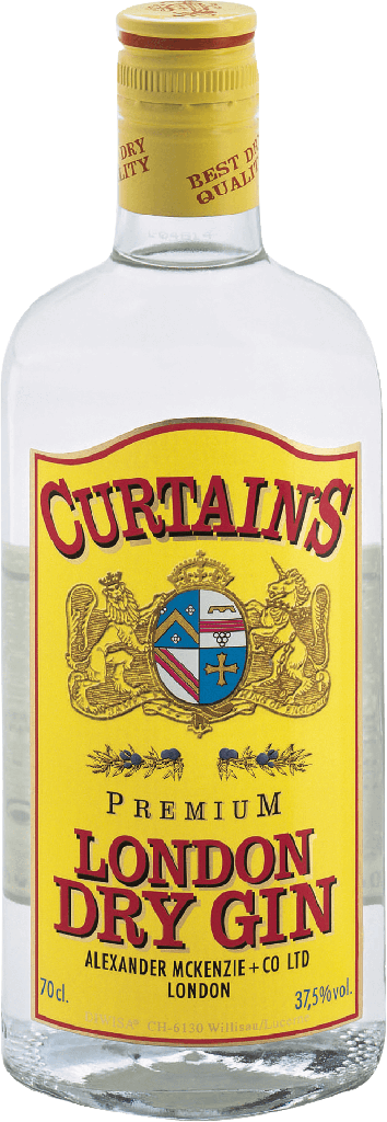 Curtain's Gin London Dry 37.50% 70cl