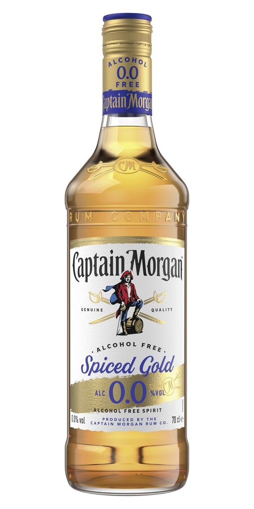 Captain Morgan Alcohol Free Spiced Gold 0% 70cl