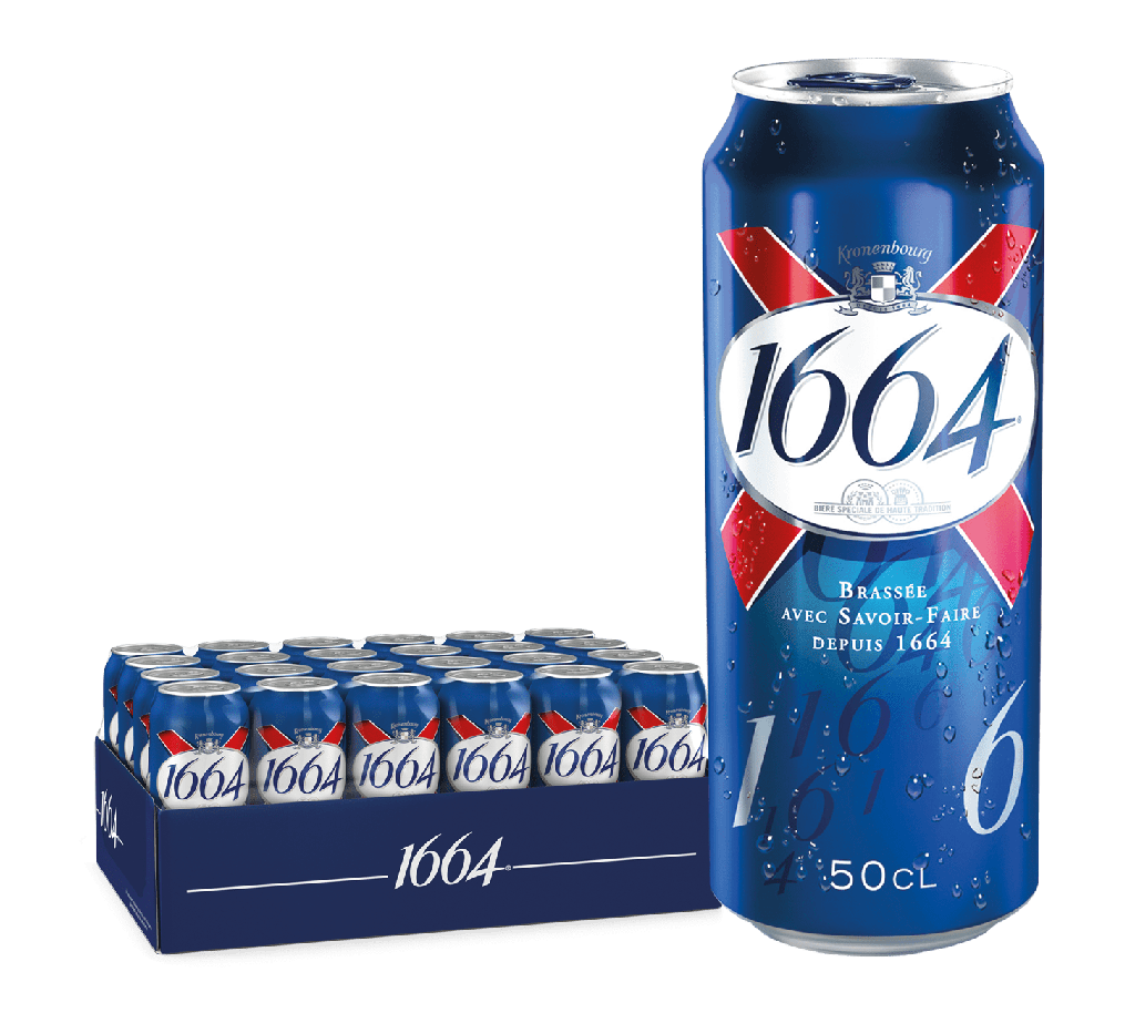 1664 de Kronenbourg Boite 5,5% 4x6x50cl