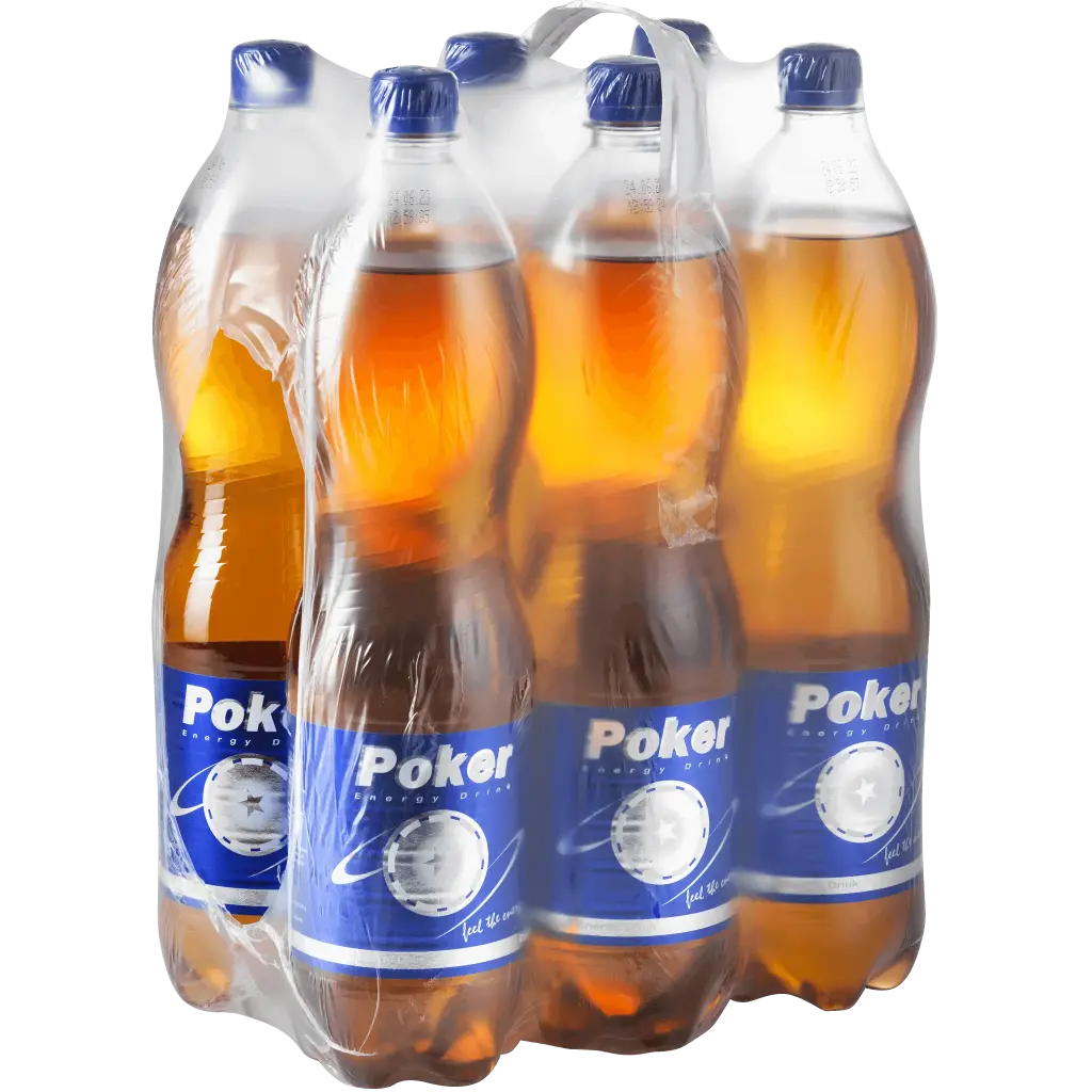 Poker Energy Drink Pet 6X150cl