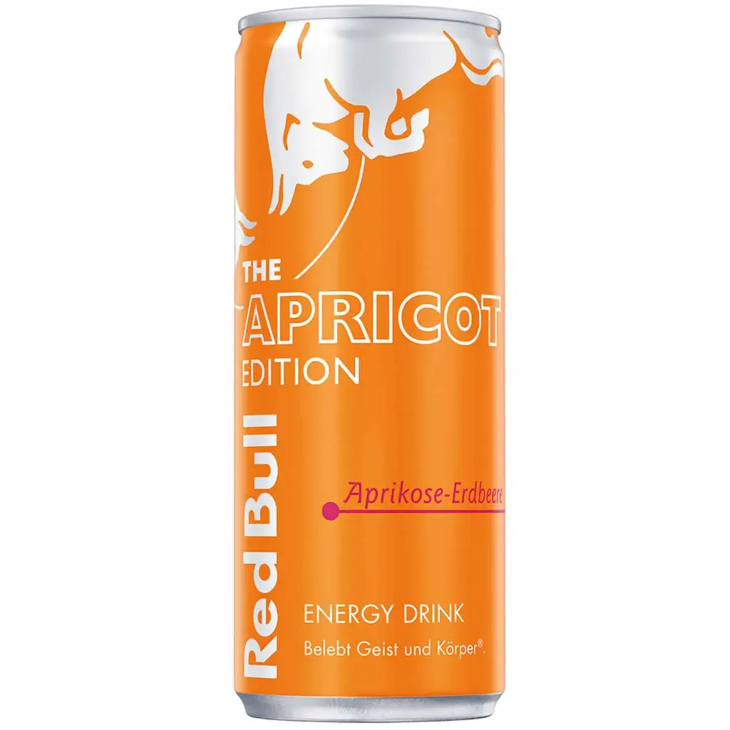 Red Bull APRICOT Edition Boites 24x25cl