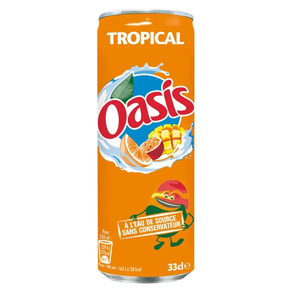 Oasis Tropical boîte 24x33cl 
