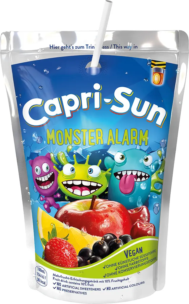 Capri-Sun Monster Alarme Carton 10x20cl