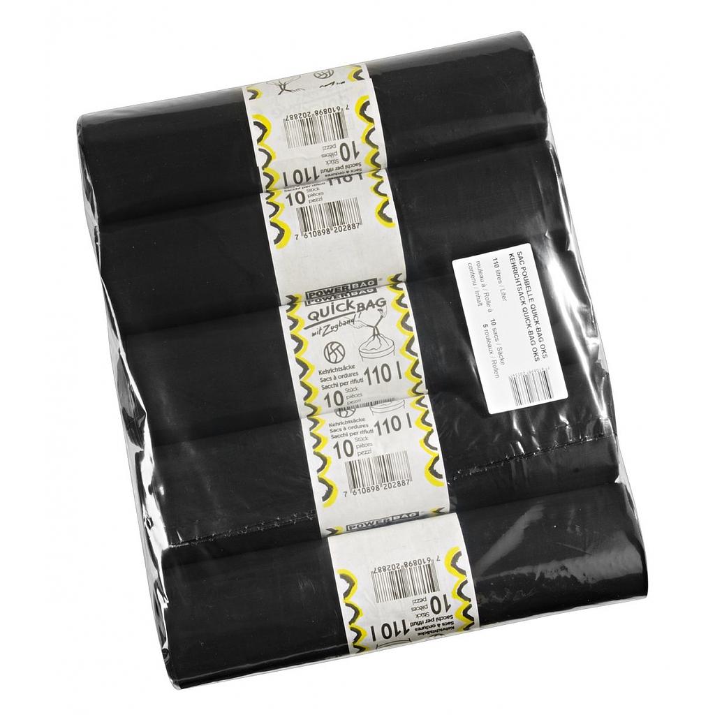 Sac Poubelle Quick Bag 110 L OKS 5X10pcs