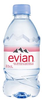Evian PET 24x33cl