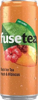 Fuse Tea Pêche Hibiscus Boîtes 24x33cl