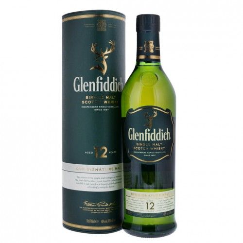 Glenfiddich 12 Years Single Malt Whisky 40% 70cl