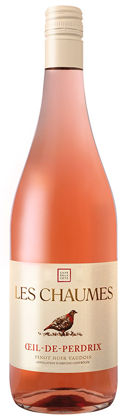 Les Chaumes Oeil-de-Perdrix Rosé de Pinot Noir Vaud AOC 2018 75cl