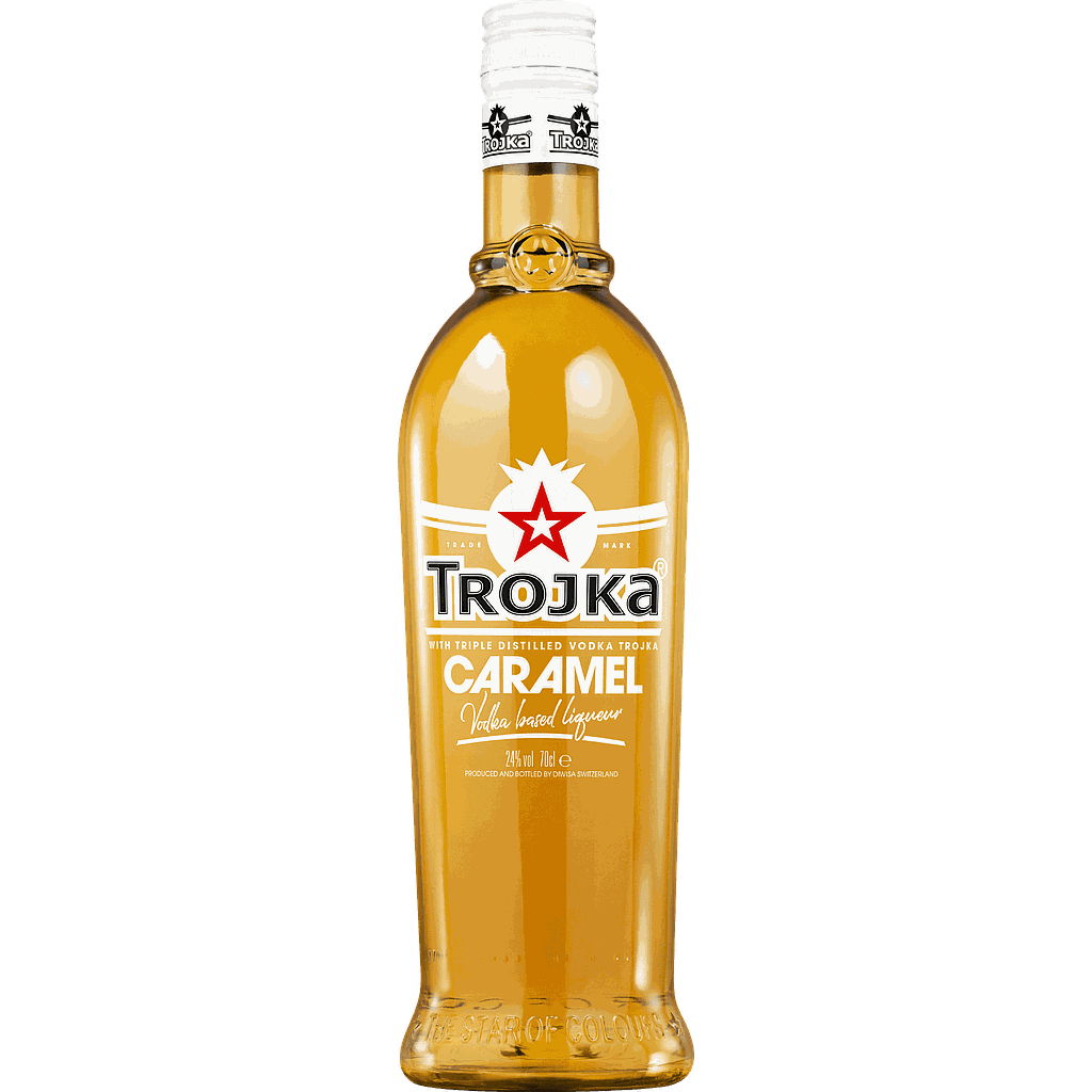 Trojka Vodka Caramel liqueur 24% 70cl