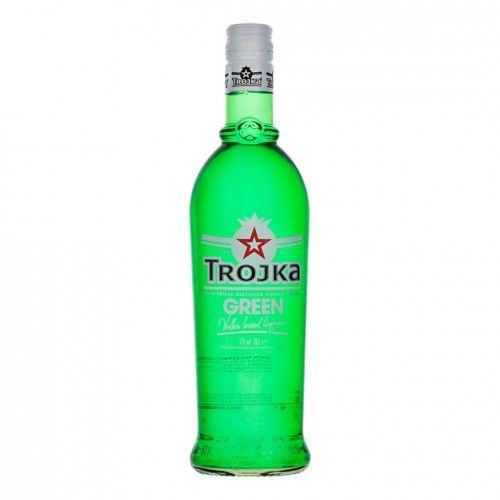 Trojka Vodka Green liqueur 17% 70cl