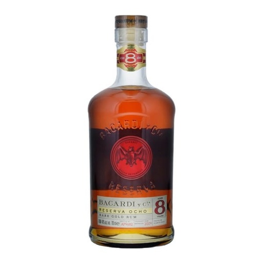 [GEC000027] Bacardi 8 años 40% 70cl