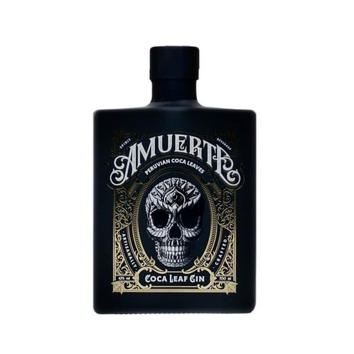 [PAU000023] Amuerte Coca Leaf Gin Black 43% 70cl