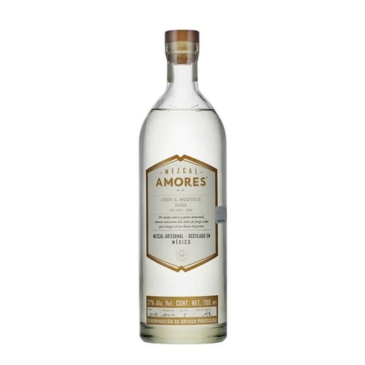 [GEC000182] Mezcal Amores Joven 100% Agave Espadin 37% 70cl