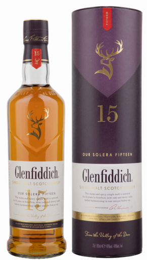 [DET000048] Glenfiddich 15Y Solera Cask Single Malt 40% 70cl