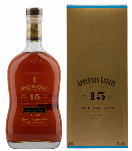 [CAM000038] Appleton Estate Black River Fûts 15 Y 43% 70cl