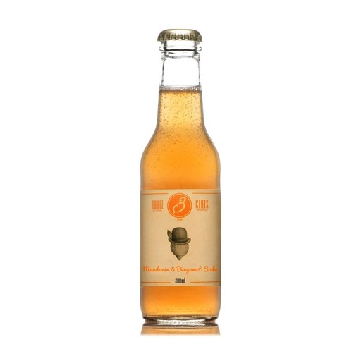 [COC000073] Three Cents Mandarin & bergamot Soda 24x20cl