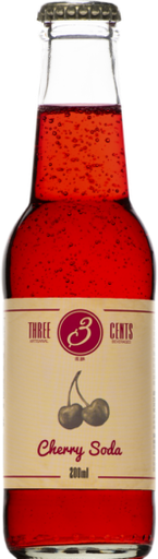 [COC000076] Three Cents cherry soda 24x20cl