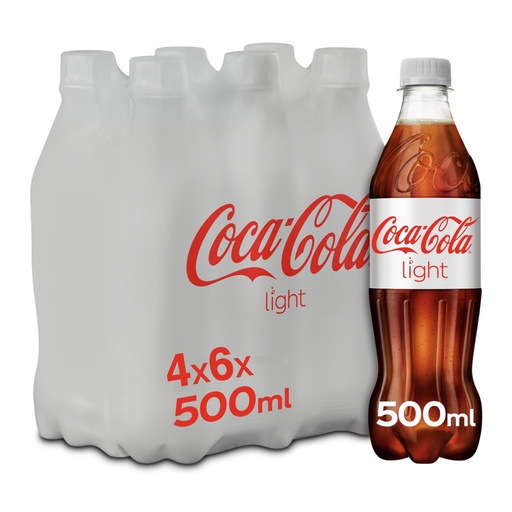 [COC000089] Coca cola light PET 24x50cl