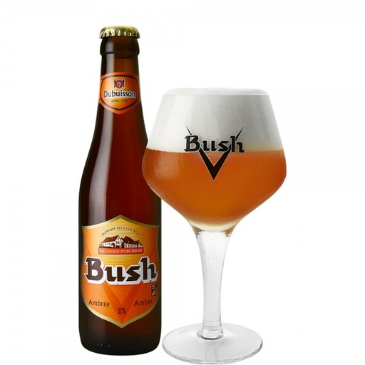 [AMS000014] Bière Bush Ambrée Caractère 12% VC 24x33cl