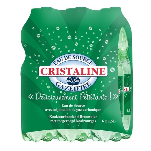 [FRB000006] Cristaline Gazeifiée PET 6x150cl