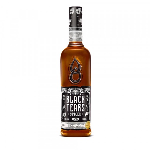 [DIW000025] Black Tears Rum DRY SPICED 40% 70cl
