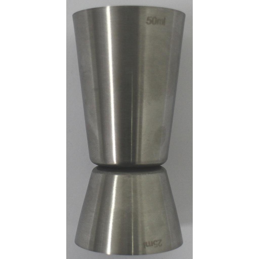 Medidor Inox Duplo 25ml / 50ml