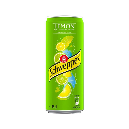 [FRB000013] Schweppes Lemon Slim Boites 24x33cl