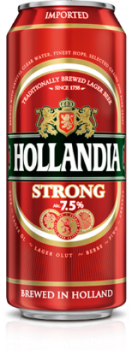 [SAS000003] Hollandia Strong 7,5% Boîte 24x50cl