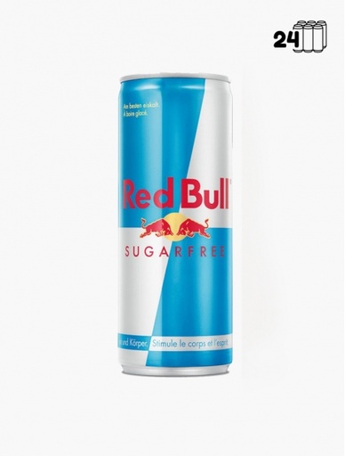 [RED000004] Red Bull Sugar Free Boite 24x25cl