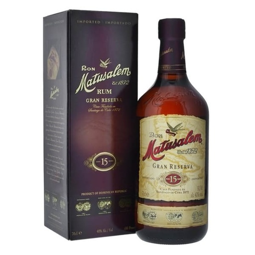 [LAT000022] Matusalem Rum Gran Reserva 15 Blender 40% 70cl