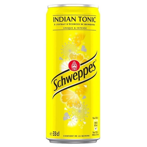 [APR000008] Schweppes Tonic Slim Boites 24x33cl