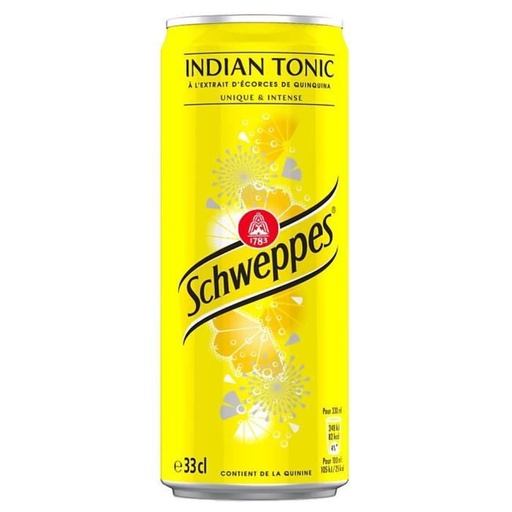 [FRB000014] Schweppes Tonic Slim Boites 24x33cl