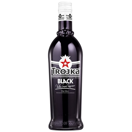 [DIW000027] Trojka Vodka Black Liqueur 17% 70cl