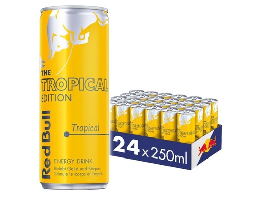 [RED000005] Red Bull Tropical Edition Boites 24x25cl